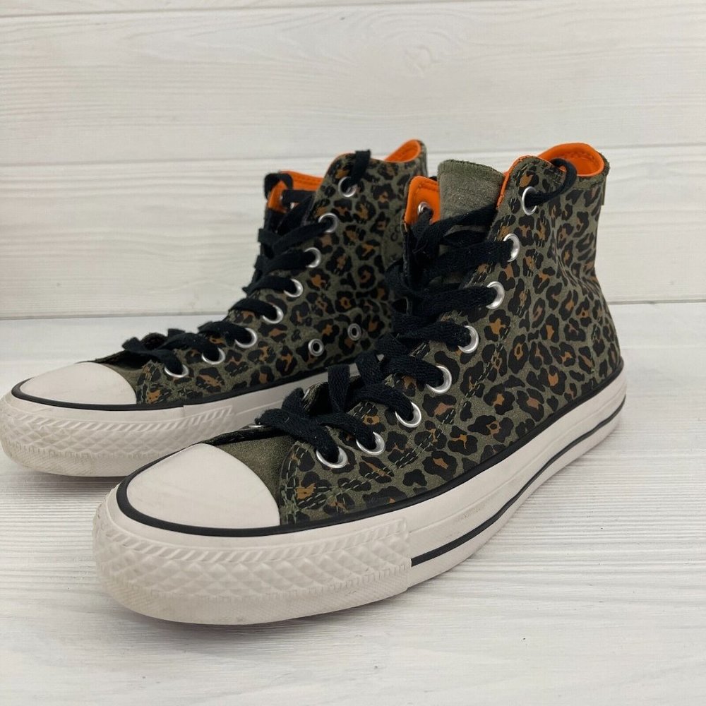 Converse Chuck Taylor Pro All Star Air Zoom Leopard Men's 7.5 Women's 9.5